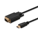 SAVIO CL-103 kábel/adaptér HDMI (M) - VGA (M) 1,8 m