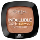 L'OREAL PARIS INFAILLIBLE 24H FRESH WEAR MATTE BRONZER 300 LIGHT MEDIUM 9g