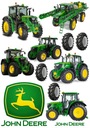 Oblátková torta JOHN DEERE TRAKTOR Potlač cukru A4