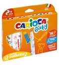 Fixky CARIOCA BABY, 12 farieb, pre deti 2+