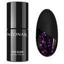 NeoNail Top Glow 7,2 ml s časticami, RÔZNE TYPY