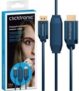 Kábel CICKTRONIC DisplayPort DP - HDMI 2.0 4K 1m