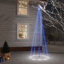 Vianočný stromček VidaXL so zemným kolíkom 310 modrý