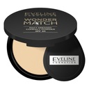 EVELINE COSMETICS Wonder Match matný púder na tvár SPF30 02 Stredne béžový