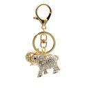 Gold Elephant Keychain Keychain