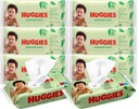 HUGGIES NATURAL CARE Vlhčené obrúsky 8 x 56 ks pre deti SMART 24h