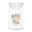 Yankee Candle Veľká sviečka BIELY SMREK & GRAPEFRUIT 567g