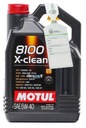 MOTUL 8100 X-CLEAN 5W40 - 4L