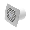 Kúpeľňový ventilátor fi100 s vlhkomerom + časovač