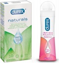 DUREX Naturals 10's Gel Balance kondómy 50 ml