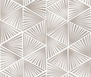 Materiál na záclony Geometric Fabric Béžová 8227