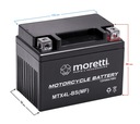 Akumulátor Moretti 12V AGM (Gel) MTX4L-BS / MB4L-B