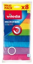 Utierka Vileda Microfibra Colors 8 ks