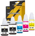 5x GI-490 XL ATRAMENT PRE CANON G1411 G2411 G3411 CMYK