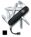 Victorinox 1.4613, vreckový nôž Hiker ALL BLACK, 91 mm, 13 funkcií + prívesok