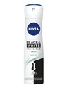 NIVEA ANTIPERSPIRANT SPREJ NEVIDITEĽNÝ PRE ČIERNO+BIELY