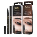 Fix na obočie Delia Cosmetics Eyebrow Expert Pen - čierny