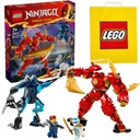 LEGO NINJAGO 71808 Kaia's Posable Mech Fire Element Robot + darčeková taška