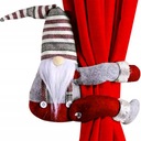 Vianočný stromček Santa Claus Trpaslík Gnome Vianočná ozdoba Veľká 60cm suchý zips