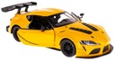 TOYOTA GR SUPRA RACING METAL 1:36 KINSMART YELLOW