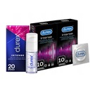 DUREX Intense kondómy 20 intímny gél SET