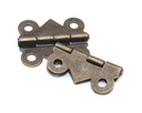 20x17mm Bronz 10ks/šarža Minifold Card Hinge