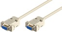 MicroConnect D-SUB/RS232 Female-Female 3m