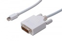 Kábel adaptéra Displayport 1080p 60Hz FHD Typ miniDP/DVI-D (24+1) M/M biely