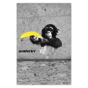 Plagáty 62x93 Banksy Banana Monkey