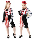 OUTFIT KLAUN HARLEKIN NA HALLOWEENSKÝ PLES KARNEVAL 140/146