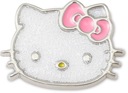 CROCS JIBBITZ CHARMS HELLO KITTY GLITTER CAT PIN