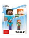 AMIIBO SUPER SMASH BROS MINECRAFT STEVE ALEX č.89