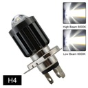 Led moto svetlomet H4 BA20D CSP 12V LED motor