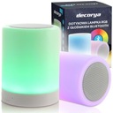 FAREBNÁ RGB LED LAMPA S BLUETOOTH REPRODUKTOROM NA STOL PRE tínedžerov