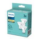 3x LED žiarovka GU10 4,7W = 50W 345lm 2700K PHILIPS