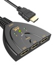 Rozdeľovač káblov 3x HDMI Switch 4K UHD šírka pásma 8,91 Gbps