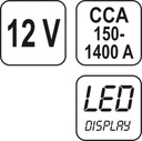 Digitálny tester 12V batérií