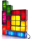 TETRIS nočná lampa LED skladačka na detský písací stôl