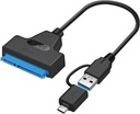 ADAPTÉROVÝ KÁBEL USB 3.0 USB-C na SATA 3 22 PIN DISK