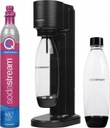 SODASTREAM SATURATOR GAIA BLACK + X2 SODASTREAM FĽAŠE 0,5L ČIERNA BAL.