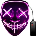 LED MASKA SVIETIACA LED HALLOWEEN PURGE PARTY