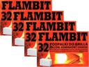 FLAMBIT LARGE WHITE podpaľovač na podpaľovanie krbu 32x4