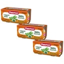 PLASMON Obed Zelená zelenina (2x80g)x3bal