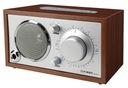 KLASICKÉ RETRO DREVENÉ RÁDIO AUX FM/AM USB SD