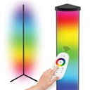 ROHOVÁ moderná RGB LED STOJNÁ LAMPA + diaľkové ovládanie