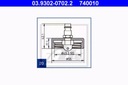 ATE 03.9302-0702.2 ADAPTÉR Č. 20 ZÁSTRČKA PRE ATE FB