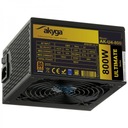 ATX 800W zdroj Akyga AK-U4-800 6xSATA MOLEX 80+