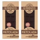 2x Lahodná čokoláda KETOLADE 60% s erytritolom 100g len 2 ingrediencie