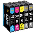 5x 502 XL ATRAMENT PRE EPSON EXPRESSION XP-5150 XP-5155