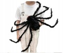 Umelá pavúk halloween VLASOVÁ tarantula 125 cm